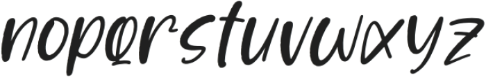 Sanello Cutte Italic otf (400) Font LOWERCASE