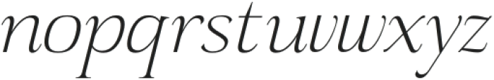 Sanfford Italic otf (400) Font LOWERCASE