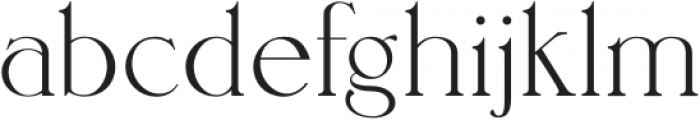 Sangarius Regular otf (400) Font LOWERCASE