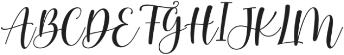 Sangday Italic ttf (400) Font UPPERCASE