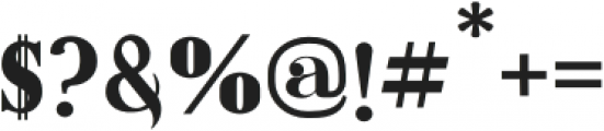 Sangi Serif Regular otf (400) Font OTHER CHARS