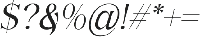 Sangkala-Italic otf (400) Font OTHER CHARS