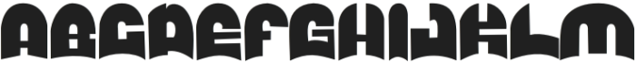 Sangua Regular otf (400) Font UPPERCASE