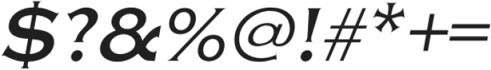 Sanir RegularItalic otf (400) Font OTHER CHARS