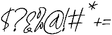 Sanknotes Italic otf (400) Font OTHER CHARS