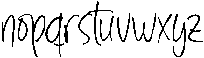 Sanknotes otf (400) Font LOWERCASE