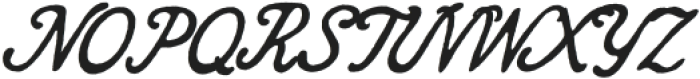 Sanremo Script Rough Slant2 Light otf (300) Font UPPERCASE