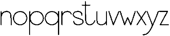 Sans Sample Regular otf (400) Font LOWERCASE