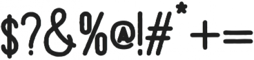 Sans Serif Rough otf (400) Font OTHER CHARS