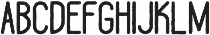 Sans Serif Rough otf (400) Font LOWERCASE