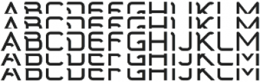 Sansdria otf (400) Font LOWERCASE