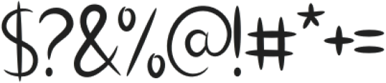 Sansiveyra-Regular otf (400) Font OTHER CHARS