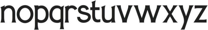 Sanstoy Regular otf (400) Font LOWERCASE