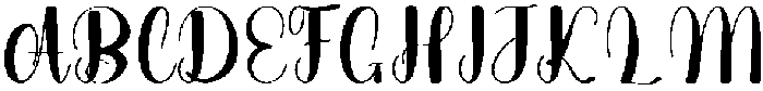 Santa Ballpoint Regular otf (400) Font UPPERCASE