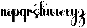 Santa Ballpoint Regular otf (400) Font LOWERCASE
