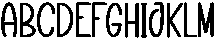 Santa Boys Regular otf (400) Font UPPERCASE