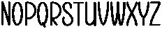 Santa Boys Regular otf (400) Font LOWERCASE