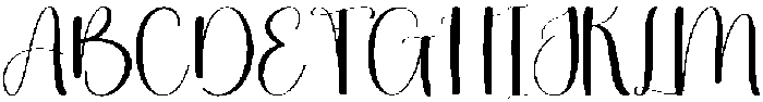 Santa Briliant Regular otf (400) Font UPPERCASE