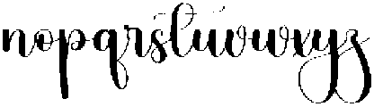 Santa Briliant Regular otf (400) Font LOWERCASE