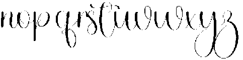 Santa Cataline Regular otf (400) Font LOWERCASE