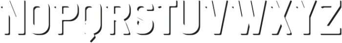 Santa Cruz Clean Shadow FX otf (400) Font UPPERCASE