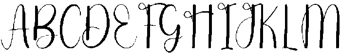 Santa Handmade Regular otf (400) Font UPPERCASE