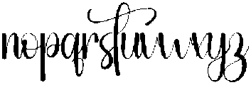 Santa Handmade Regular otf (400) Font LOWERCASE