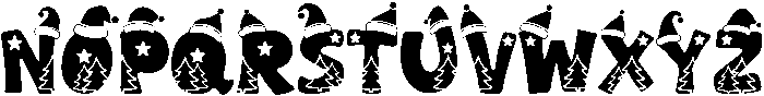 Santa Hat Regular otf (400) Font LOWERCASE