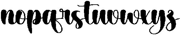 Santa Notebook Regular otf (400) Font LOWERCASE