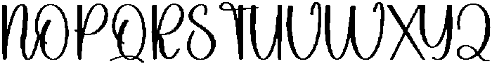 Santa Promise Regular otf (400) Font UPPERCASE