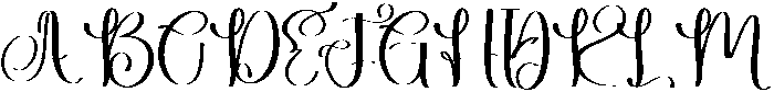 Santa Regular otf (400) Font UPPERCASE