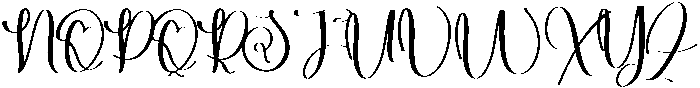 Santa Regular otf (400) Font UPPERCASE