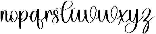 Santa Regular otf (400) Font LOWERCASE