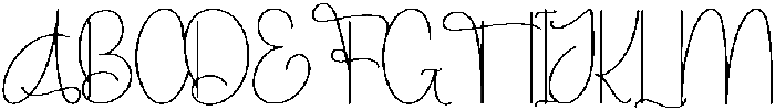 Santa Regular otf (400) Font UPPERCASE