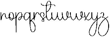 Santa Regular otf (400) Font LOWERCASE
