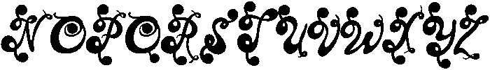 Santa Regular otf (400) Font UPPERCASE
