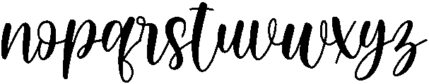 Santa Regular otf (400) Font LOWERCASE