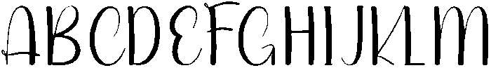 Santa Regular otf (400) Font UPPERCASE