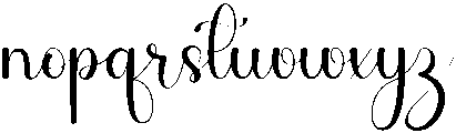 Santa Regular otf (400) Font LOWERCASE