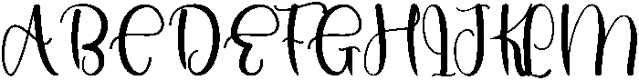 Santa Regular otf (400) Font UPPERCASE