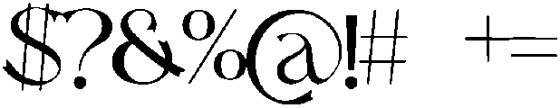 Santa Regular otf (400) Font OTHER CHARS