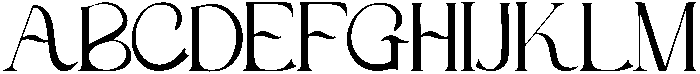 Santa Regular otf (400) Font UPPERCASE