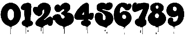 Santa Sack Drip otf (400) Font OTHER CHARS
