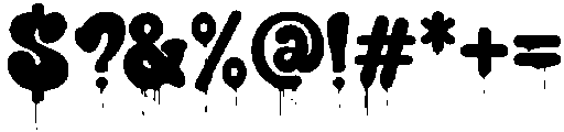 Santa Sack Drip otf (400) Font OTHER CHARS
