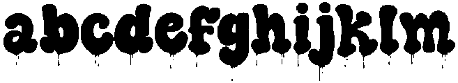 Santa Sack Drip otf (400) FONT