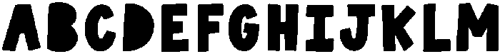 Santa mail Regular otf (400) Font UPPERCASE
