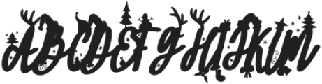 Santa otf (400) Font UPPERCASE