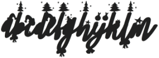 Santa otf (400) Font LOWERCASE