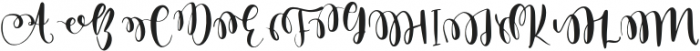 SantaBiggestRegular otf (400) Font UPPERCASE