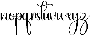 SantaClaus Regular otf (400) Font LOWERCASE